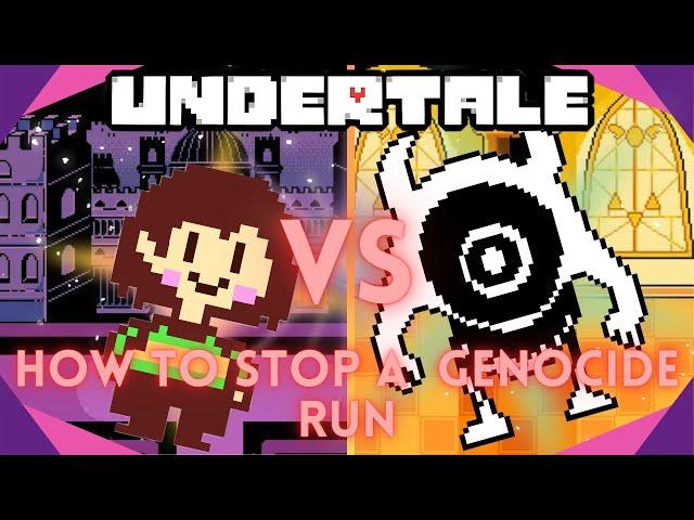 How To STOP A Genocide Run In Undertale (As A Monster)