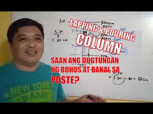 POURING AND LAPPING OF COLUMN: SAAN PWEDENG MAGPUTOL NG BUHOS AT MAGDUGTONG NG REBARS SA POSTE?