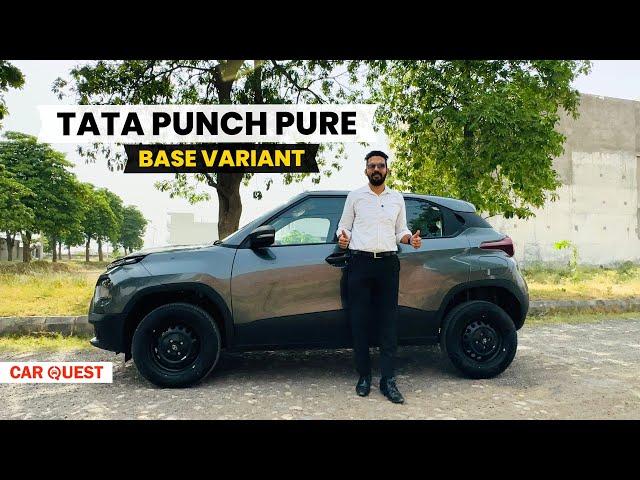 2024 Tata Punch Pure Walkaround | Punch Base Variant | Car Quest