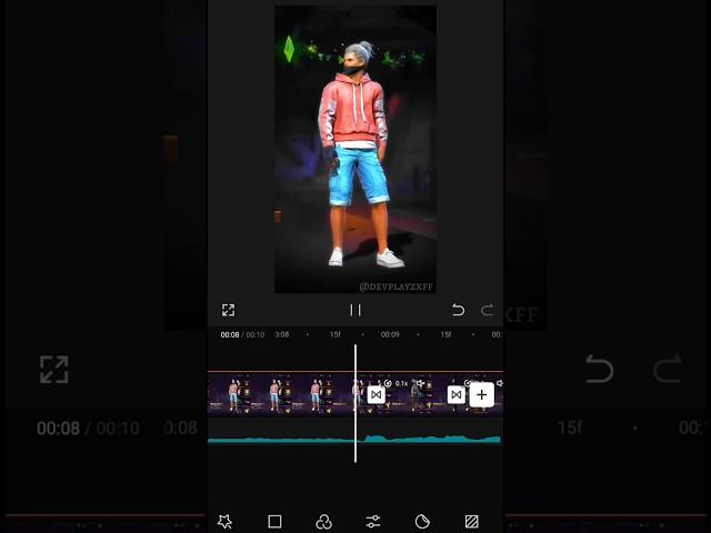 Smooth ️// capcut editing tutorial, ff edit tutorial, lobby edit #freefire #editing #viral