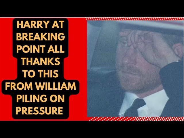 PRINCE HARRY BROKEN AFTER WILLIAM SLAMS THIS IN #princeharrry #trump #america