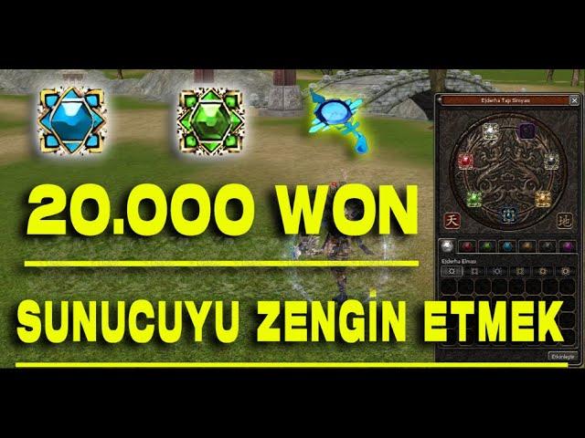 20.000 WONLA SUNUCUYU ZENGİN ETMEK !! | Metin2 Charon #7