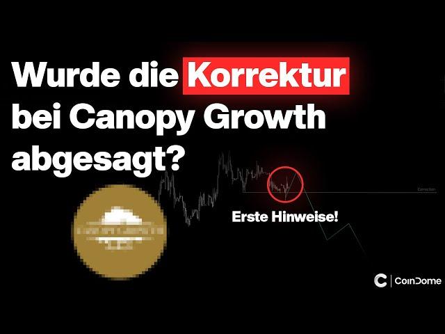 Canopy Growth Korrektur ENDLICH vorbei? - Elliott Wave Analyse: Aktuelle Entwicklungen