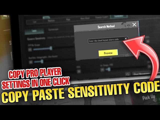 BGMI Me Sensitivity Code Kaise Dale | How To Copy/Paste Sensitivity Code In Bgmi 2.5 update