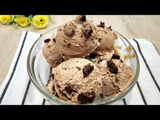 SHOPS Take a break! ICE CREAM in 5 Minutes! The BEST Chocolate ICE CREAM from Three Ingredients!