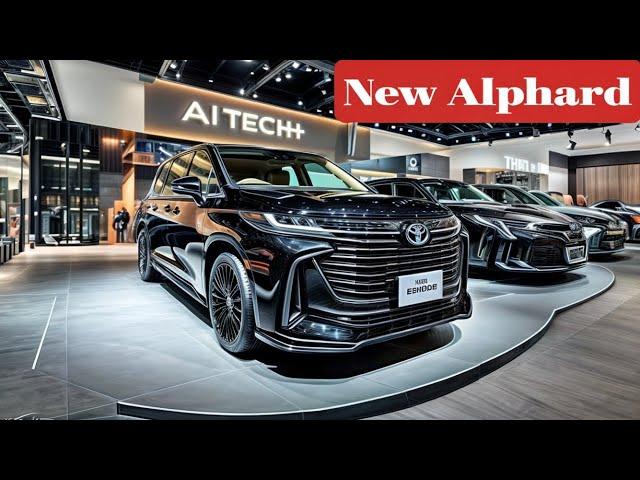 all New 2025 Toyota Alphard design reviled