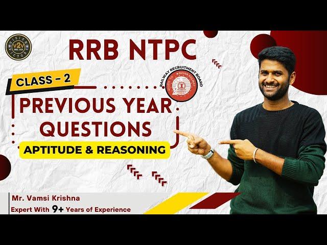 RRB NTPC 2024 #Previou yearquestions #Reasoning #Aptitude