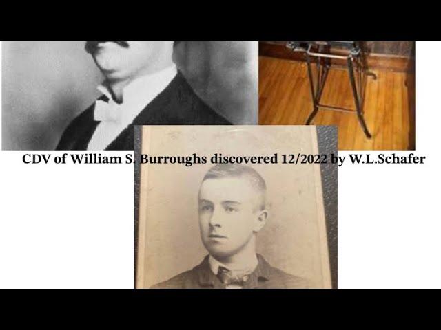 The Grandfather of the Modern Computer - CDV discovery Adding Machine Inventor William S. Burroughs