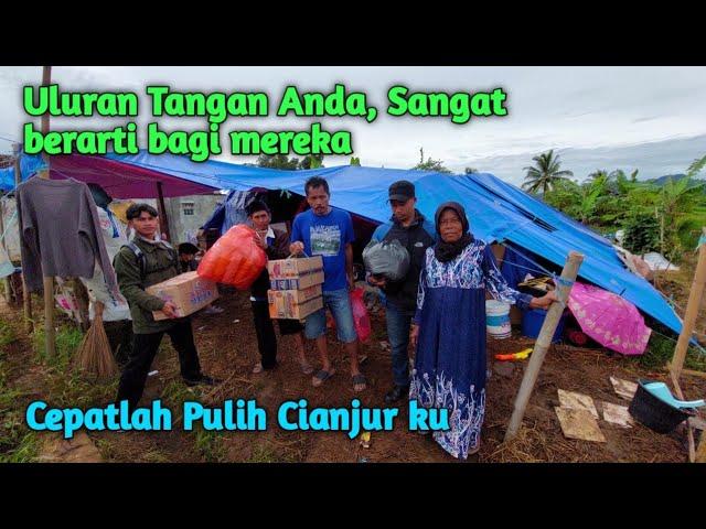 Penuh Haru.. Mengantarkan Donasi Dari Donatur MANGPEP VLOG Untuk Korban Gempa Cianjur