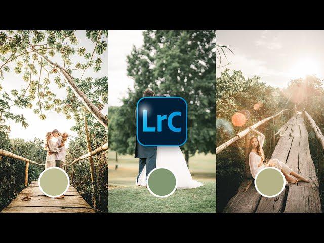 How to get that MUTED GREEN look in your photos Using Lightroom