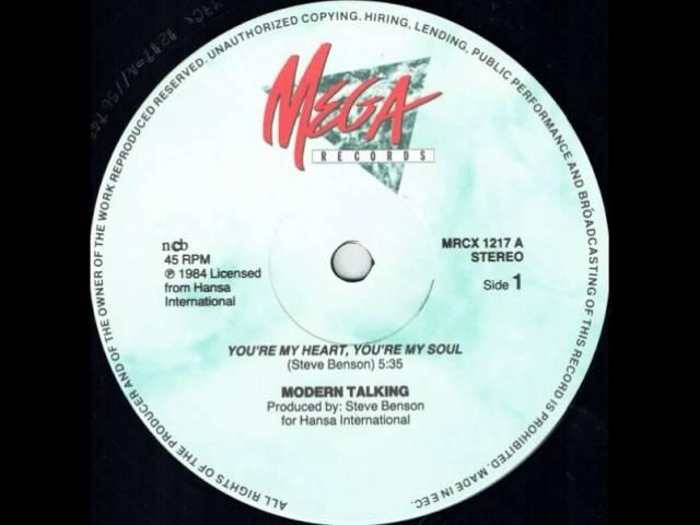 Modern Talking - You're My Heart, You're My Soul (12'' extended)