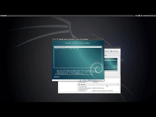 Installing Debian 8 (Jessie) on VirtualBox