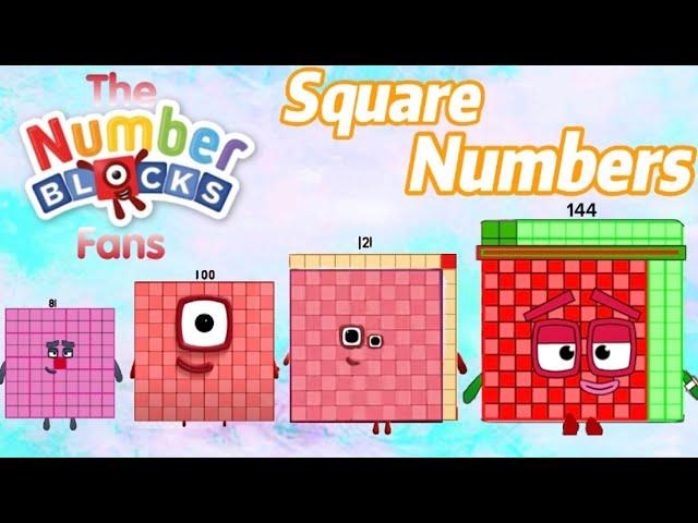 NUMBERBLOCKS SQUARE CLUB | ADDITION OF SQUARE NUMBERS | LEARN TO COUNT | hello george