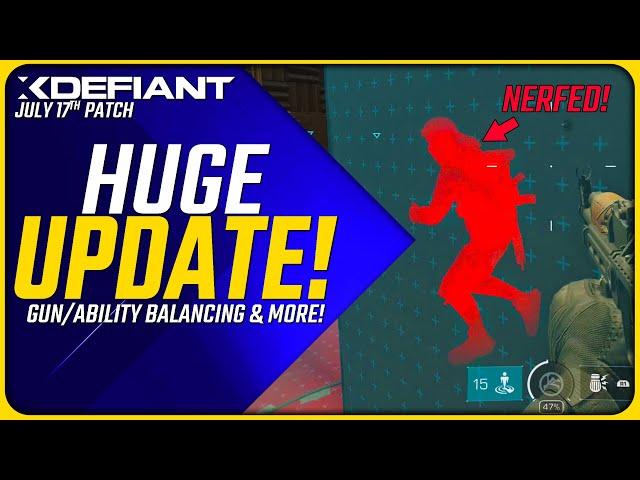 Intel Suit Nerf, Spiderbot Fix, Weapon Balancing, Recoil Fixes, & More! | (Big XDefiant Patch)