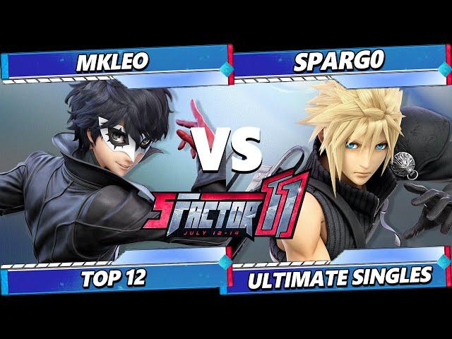 S Factor 11 - MkLeo (Joker, Pyra Mythra) Vs. Spargo (Cloud) Smash Ultimate - SSBU