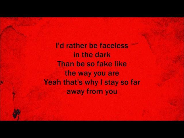 I am an Outsider - Three Days Grace (Lyrics)