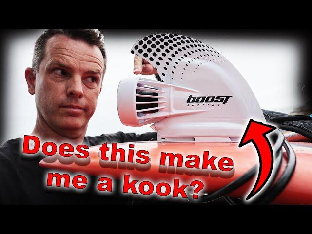 Does An Electric Fin Make Me a Kook? - Real Surfers Honest Opinion of The Boost Fin