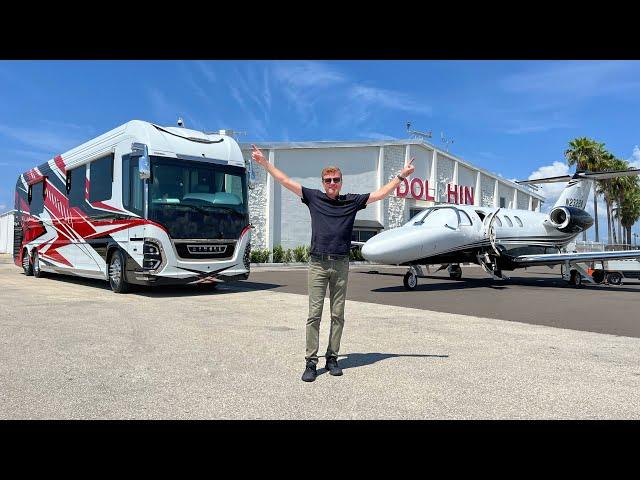 FLYING the CITATION M2 to check out a 2 MILLION dollar RV!