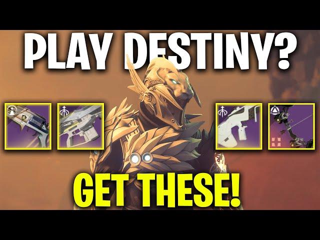 10 MUST HAVE Weapons For EVERY Player In Destiny 2 | SOLO or Clan Player Weapon Guide