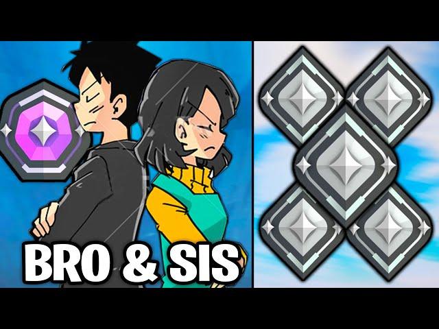 Brother & Sister Duo VS 5 Silvers! - Sibling Synergy