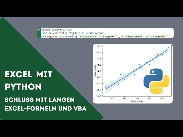 Excel & Python - Schluss mit langen Excel-Formeln und VBA