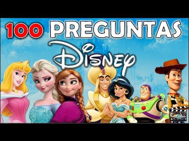 100 Preguntas sobre "DISNEY" Test/Trivia/Quiz