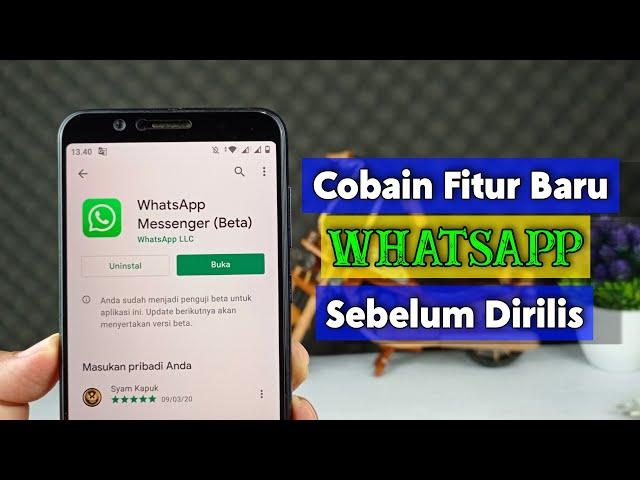 Cara Update WhatsApp Ke Versi Beta