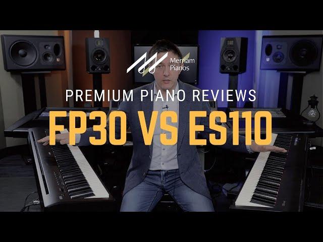 Roland FP-30 vs Kawai ES110 Digital Piano Comparison, Review & Demo