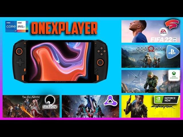 OnexPlayer Cloud Gaming Showcase! GFN RTX 3080 W/RTX 1440p, Stadia W/1440p, xCloud Clarity Boost!