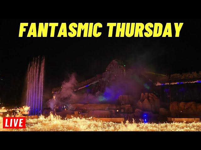 Live: Disney's Hollywood Studios Fantasmic Thursdat at 8pm and 9:30 Walt Disney World 10/24/2024