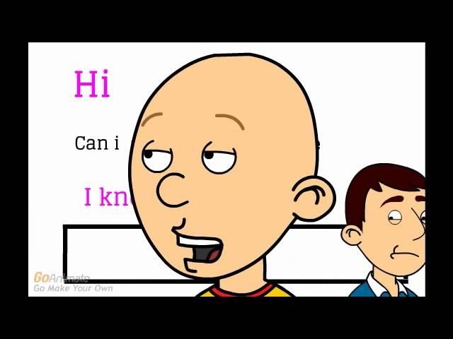 Caillou Goes To Cleverbot And Gets Grounded