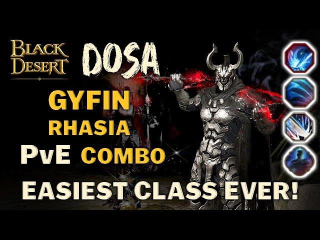  BDO | Easiest Class Ever | K-Pipe Boi | Dosa Gyfin Rhasia PvE Combo Guide |