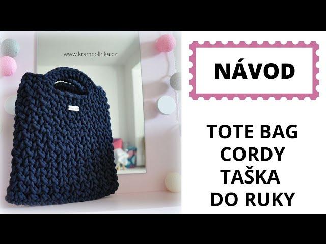 Rychlá háčkovaná taška do ruky aneb ToteBag co musíte mít.