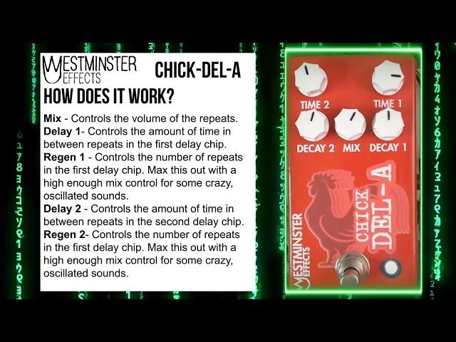 Westminster Effects Chick-DEL-A 2 Minute Demo