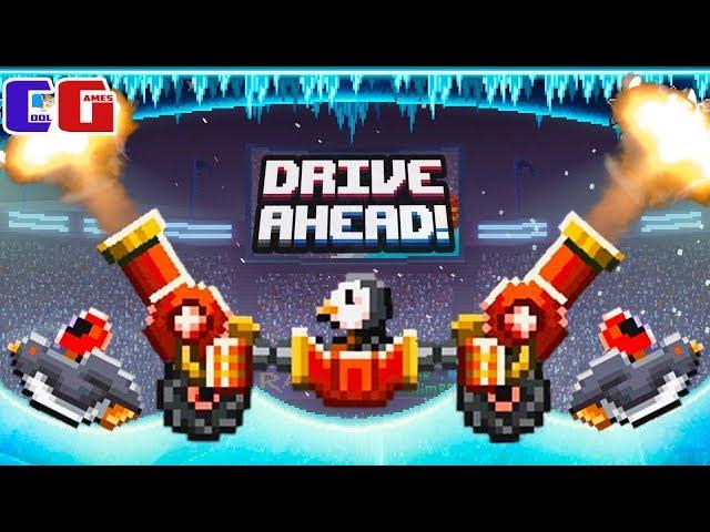 Drive Ahead the revolt of the PENGUINS! Winter JOB on the NEW CAR! Cartoon Drive-Ahed