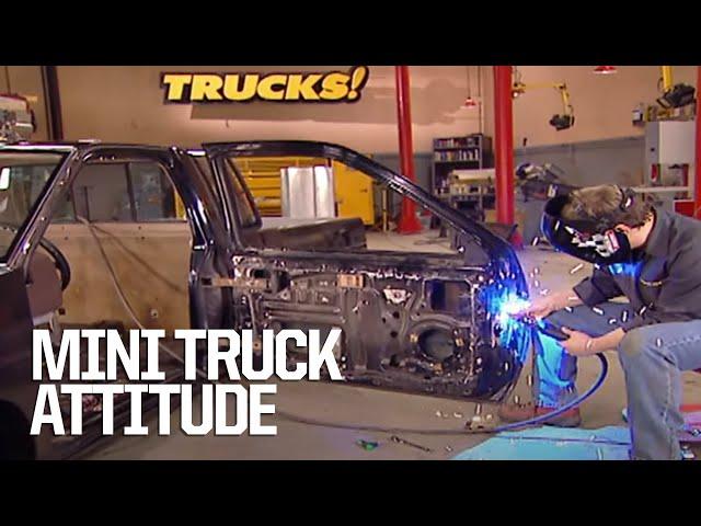 Slammed Mini Truck Gets Suicide Doors And Radical Sheet Metal Work - Trucks! S9, E9