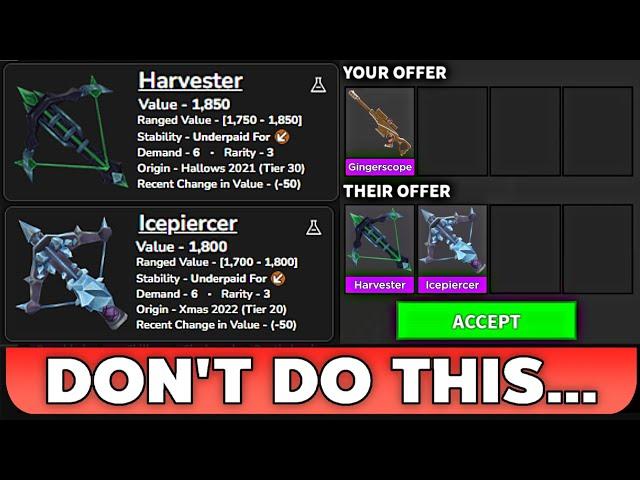 Is Harvester Dying ? | MM2 Trading Montage 4