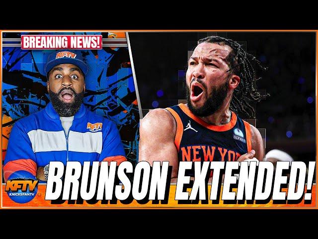 BREAKING KNICKS NEWS: Jalen Brunson Signs 4 Year - 156M Contract Extension | Live Fan Reactions