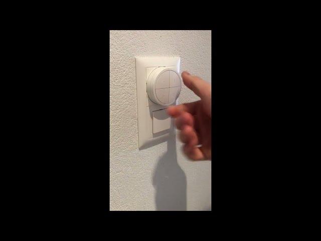 Philips Hue Tap Dial Switch Halterung mit CH Feller EDIZIO due 2er Rahmen