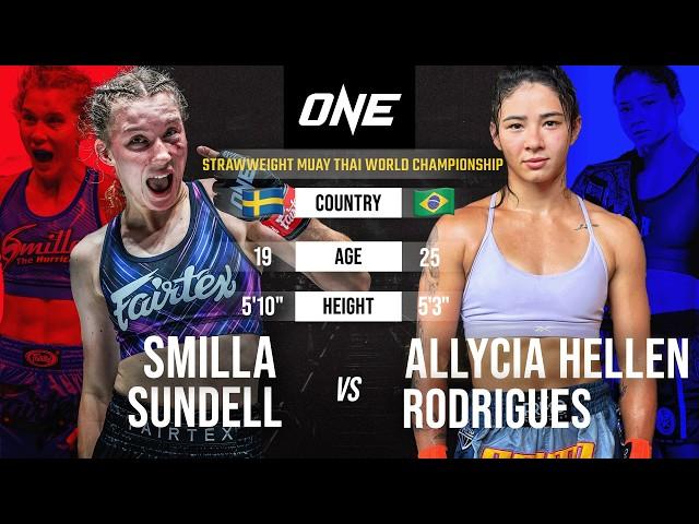 Shocking Women’s Muay Thai Battle  Sundell vs. Rodrigues | Full Fight