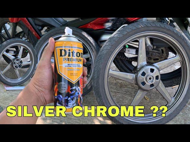 BUKAN SILVER CHROME TAPI KEREN ,, Repaint Velg Silver Grey Diton Premium