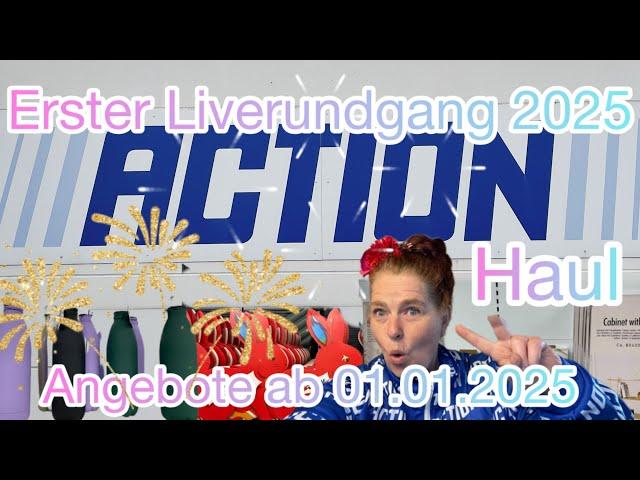 Action Haul  Wochenangebote ab 01.01.2025  ️ Frohes neues Jahr  Liverundgang ️ komm mit