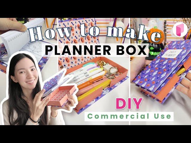 DIY How to make a Planner Box - Tutorial with Commercial Use