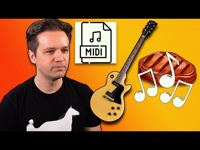 use a MIDI file to create a backing track