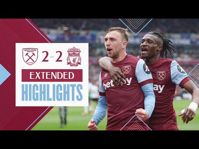 Extended Highlights | Points Shared After Late Antonio Header | West Ham 2-2 Liverpool