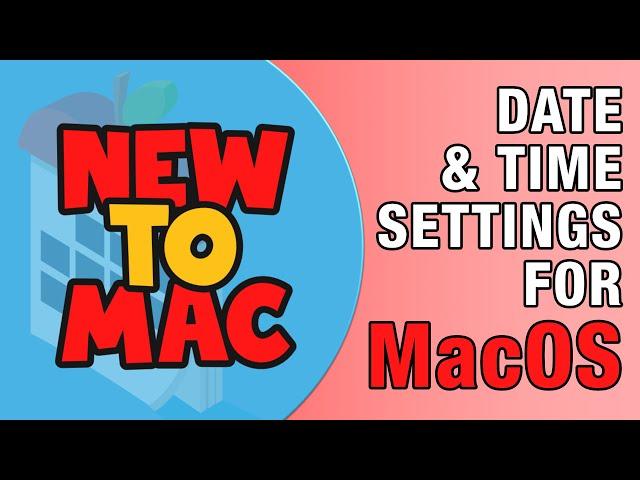 Date & Time Settings in Mac OS