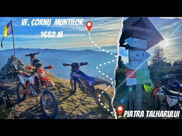 Continuam traseul spre Piatra Talharului si Vf. Cornu Muntilor | #endurovlog 142 - Partea 2