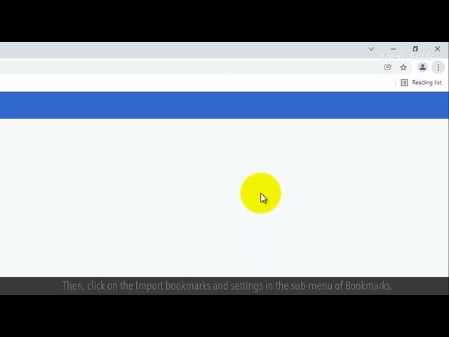 How to Import Bookmarks Into Google Chrome :Tutorial