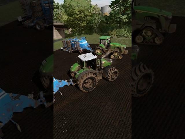 JOHN DEERE VS FENDT 1050 TURBO #farmingsimulator22 #farming #fs25 #shorts