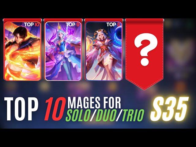 Best MAGES for Season 35(s35)2024| MLBB| Solo| Duo| Trio| Rank